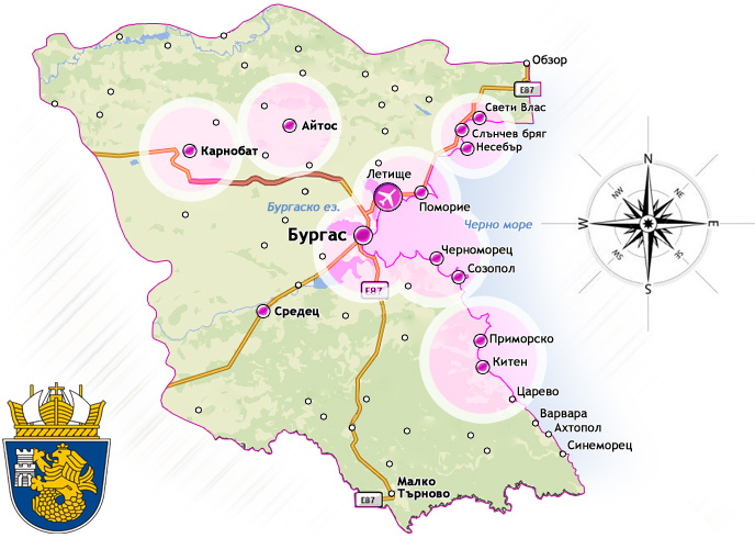 Рекламна мрежа в Бургаска област